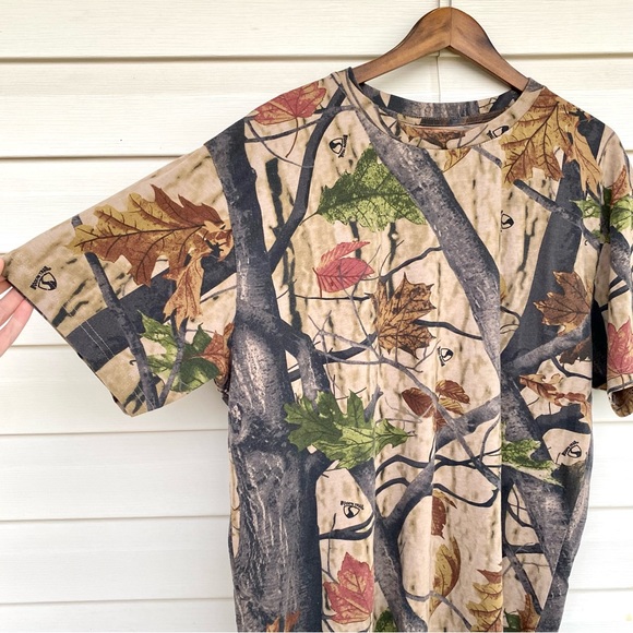 Wood’n Trail Classic Fit Camo Tee Bow Shoot Hunting XL (J) - Picture 4 of 6